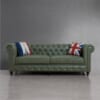 Sofa Văng Nỉ Da Lộn Cao Cấp VN01